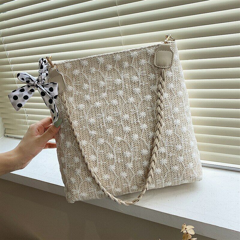 Trendy Fashion Korean Bucket Bags Large-capacity Casual Shoulder Bags Female New