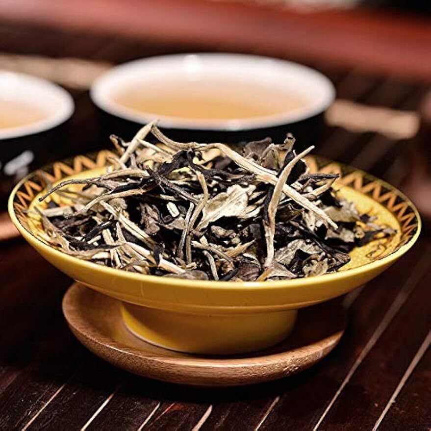 Yunnan Organic Pu'er Moonlight Beauty White Buds Pu-erh Tea Raw Cake Puer 100g