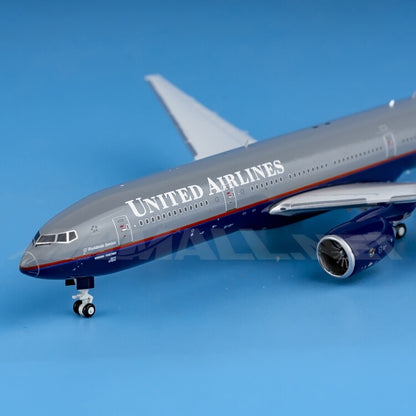 1:400 JC Wings United Airlines Boeing 777-200 Airplane Diecast Aircraft Model