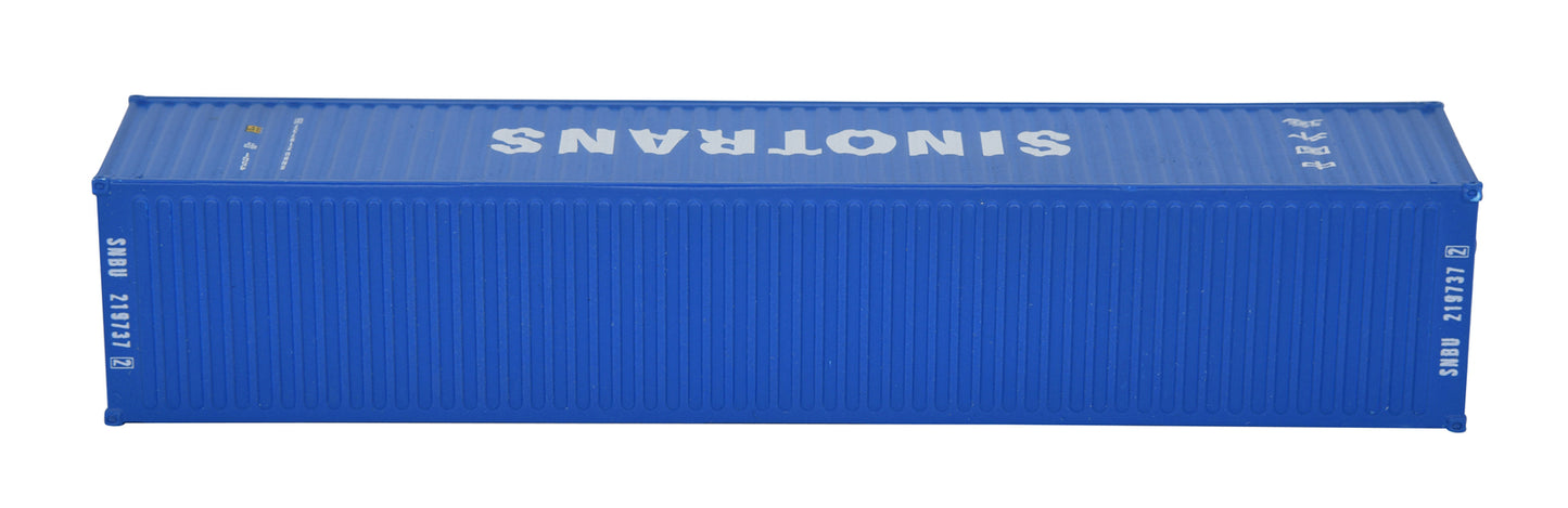 1:87 SINOTRANS 40GP Metal Shipping Container Model Toy Home Office Decor Gift