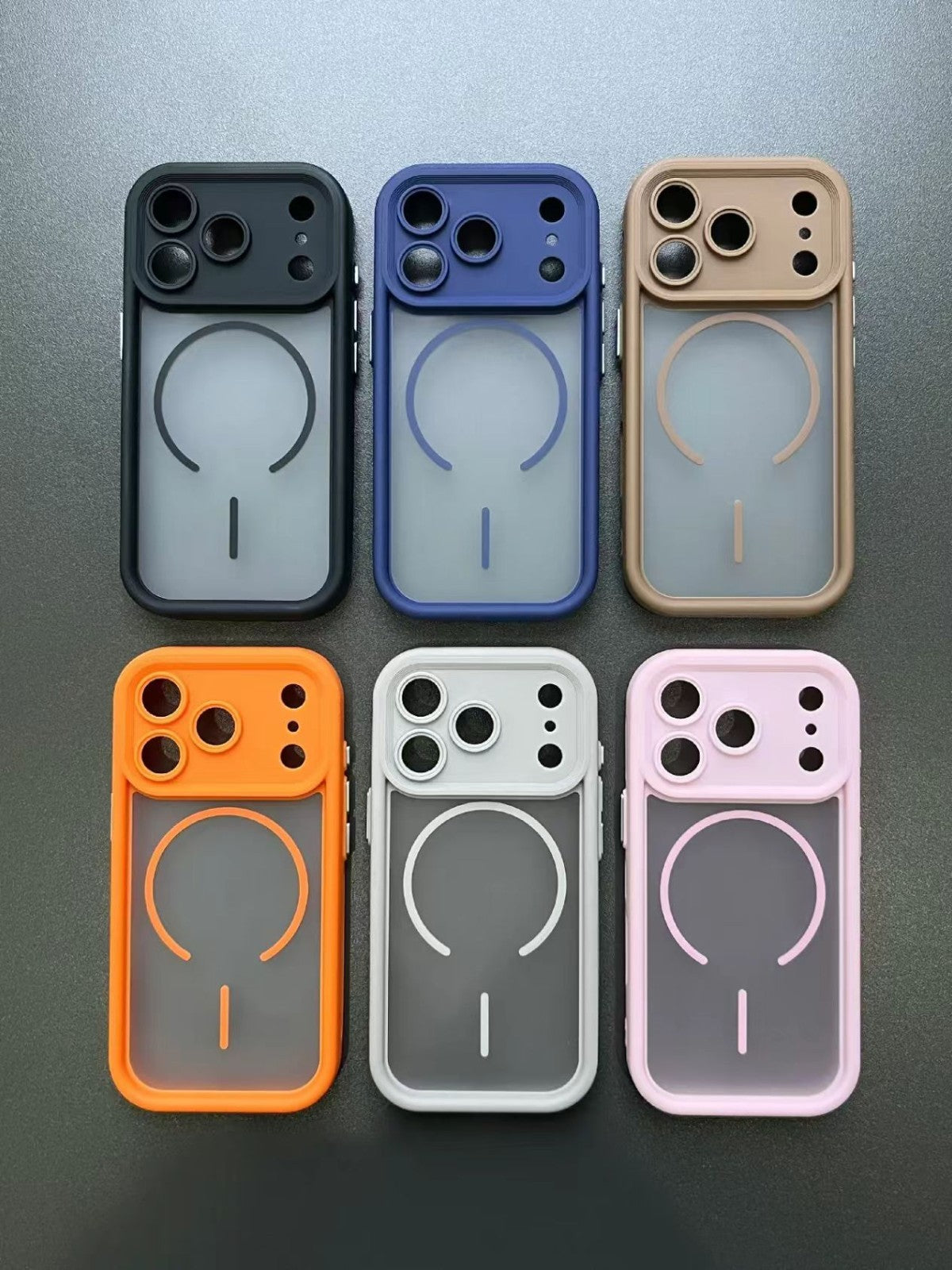 Luxury Matte Magnetic Cooling Shockproof ABS Case for iPhone 17Pro Max/16/15/14