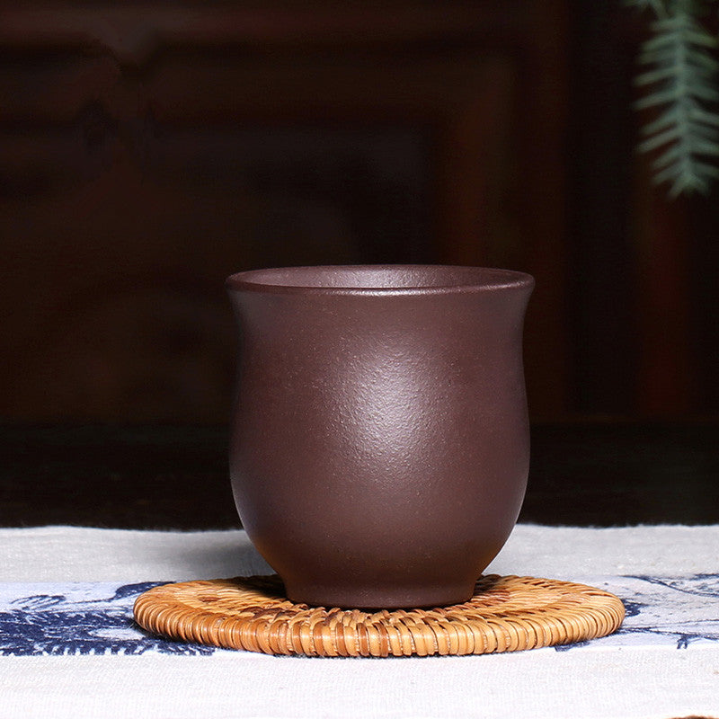 130cc China Tea Cup Marked Authentic Yixing Zisha Cup Master Tea Cups Handmade