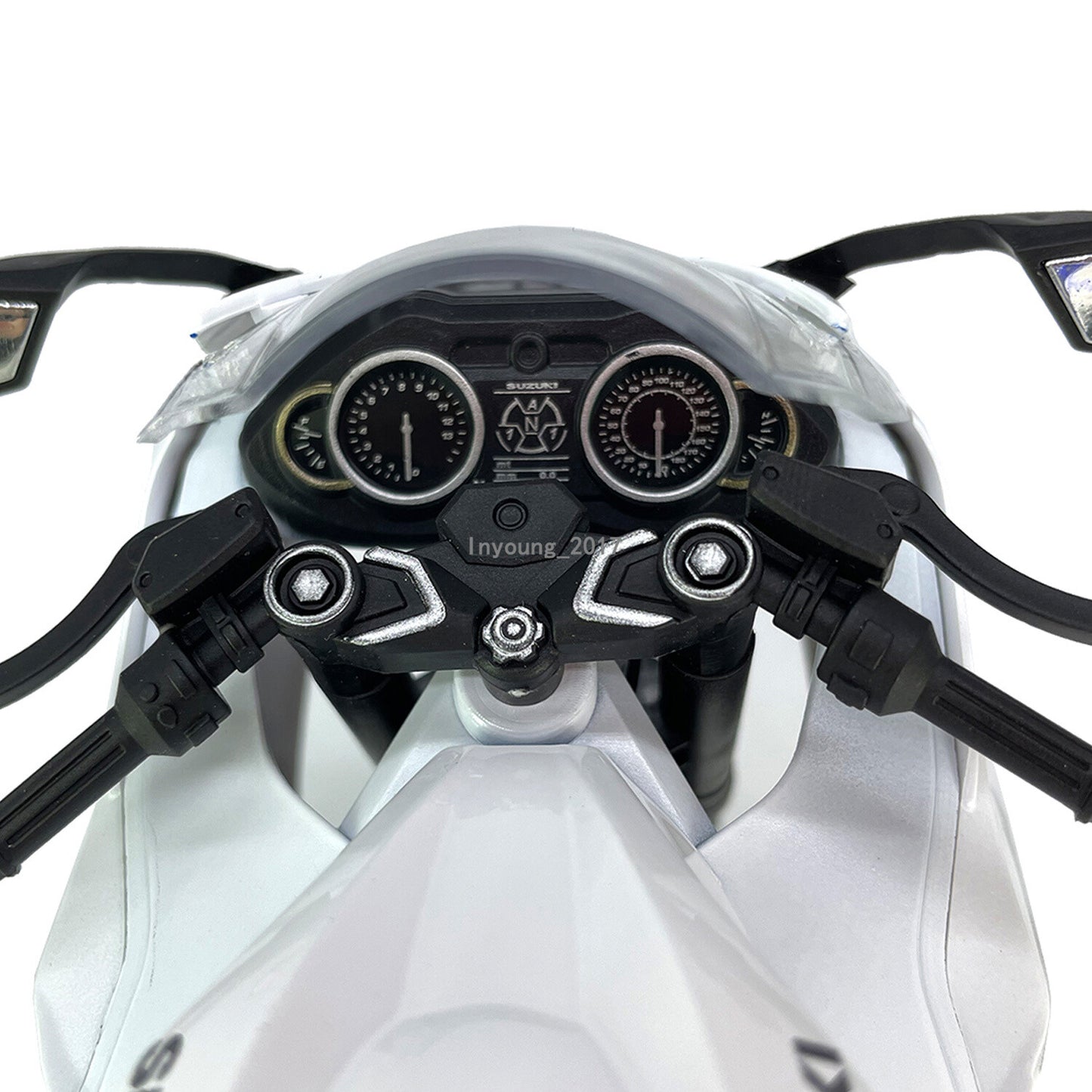 1:9 2023 Suzuki Hayabusa Motorcycle Model Diecast Toys for Boys Gifts Kids White