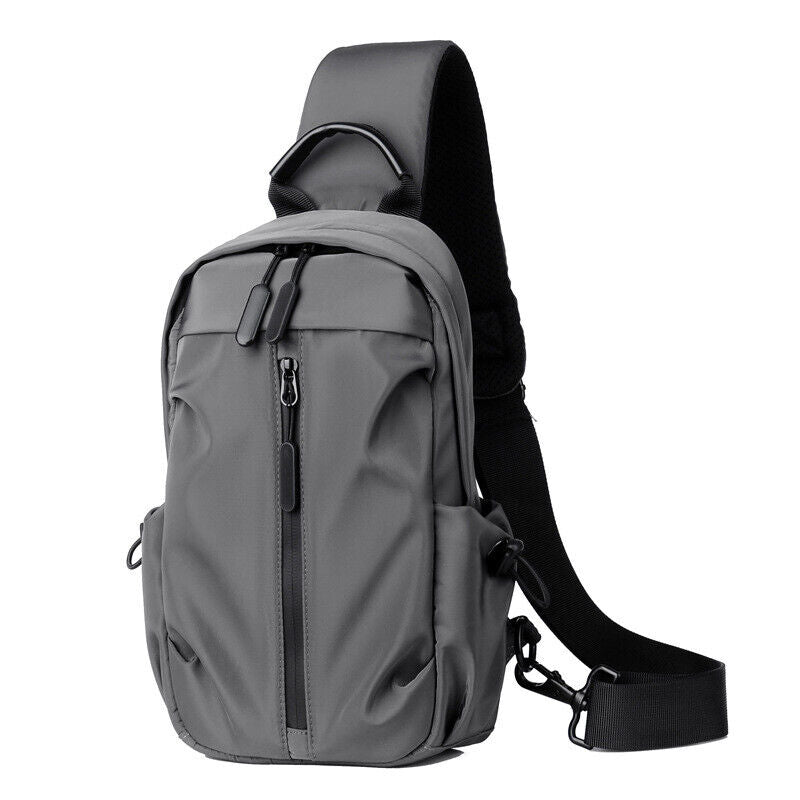 Waterproof Chest Bags Shoulder Bags Neck Sling Bag Male CrossBody Bag Fanny Pack