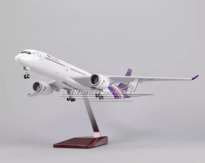47CM 1:142 THAI AIRBUS A350 Passenger Airplane Landing Gears Resin Plane Model