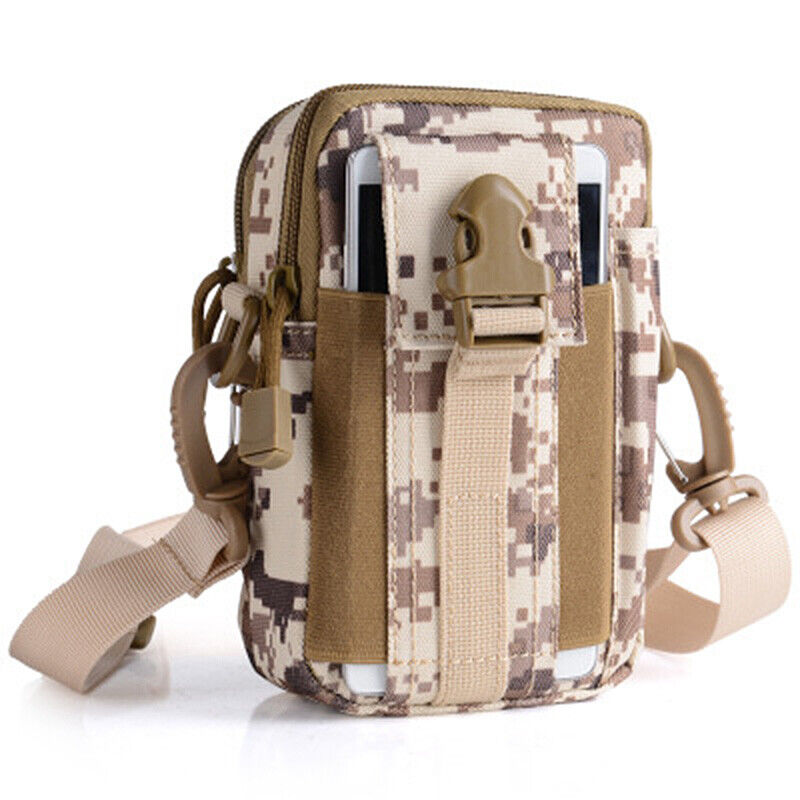 Multi Functional Tactical Molle Waist Bag Waist Fanny Pack with Crossbody Strap