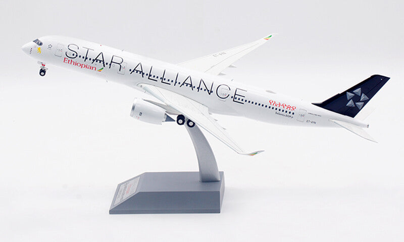 1:200 33CM InFlight STAR ALLIANCE Ethiopian AIRBUS A350-900 Plane Diecast Model