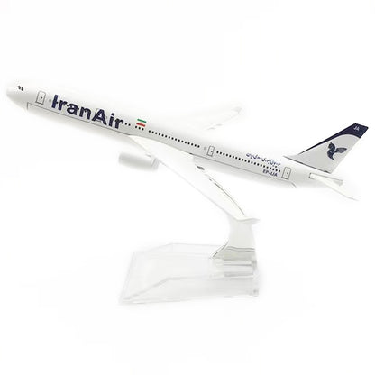 1/400 16cm A330 Iran Air Airplane Model Alloy Simulation Civil Airliner Gifts