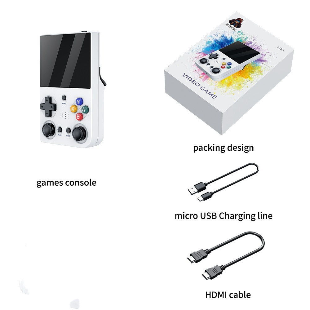 New Upgraded M21 Retro Handheld Game Console, 128GB 3 Inch Mini Video Game