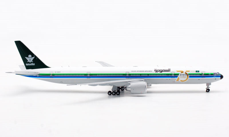 JC Wings Saudia FOR BOEING B777-300ER HZ-AK28 75TH 1/400 Plane Pre-built Model