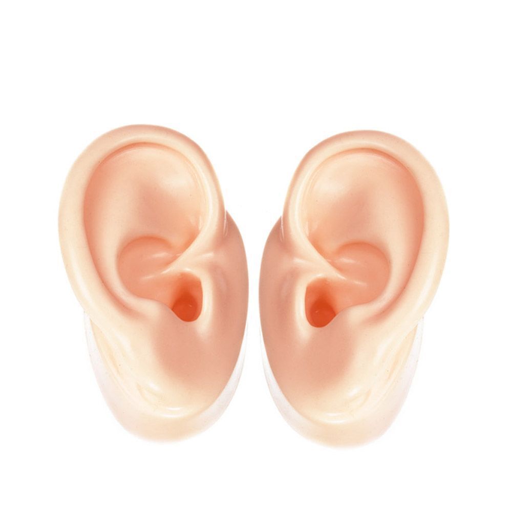 Ear Model 1 Pair Silicone Colorful Demo For Hearing Aids Display Educational Kit