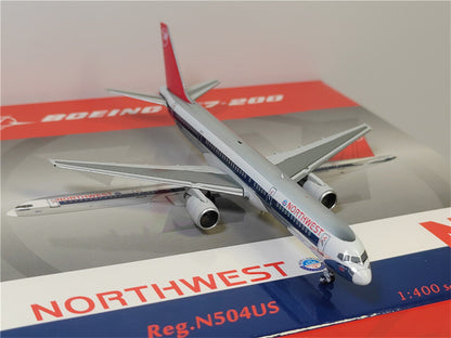 NG Models NORTHWEST FOR BOEING B757-200 N504US 1:400 Aircraft Pre-built Model