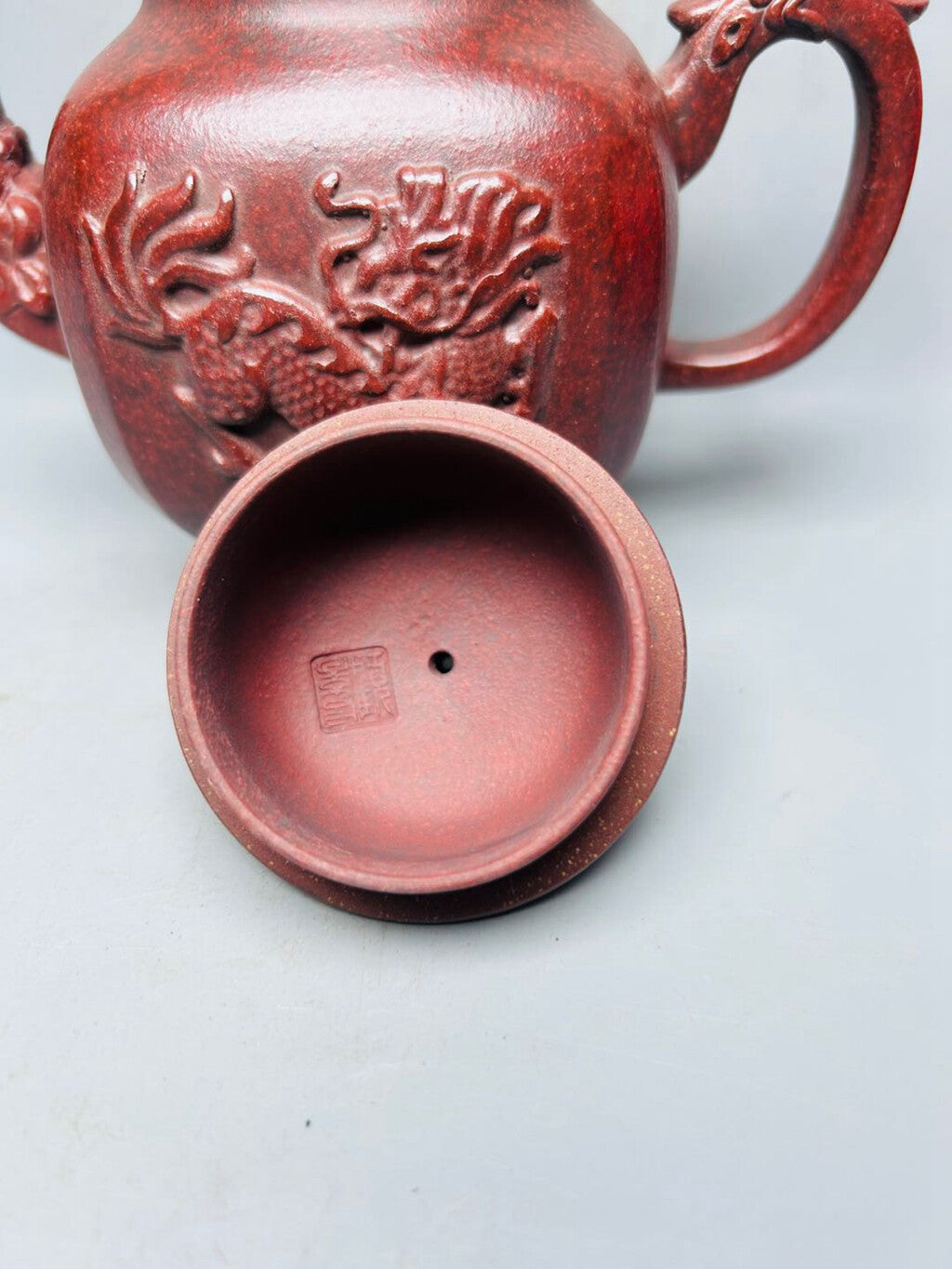 Chinese Yixing Zisha Clay Handmade Exquisite Teapot