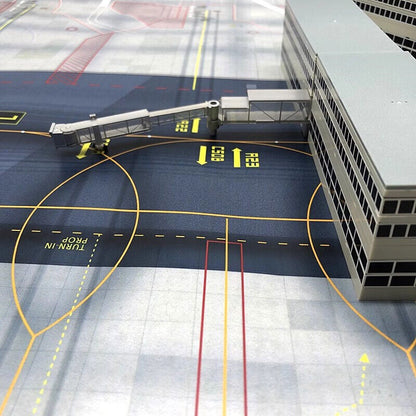 Scale Airport Terminal Building Air Bridge DIY 1:400 Model Scene Toy Gift