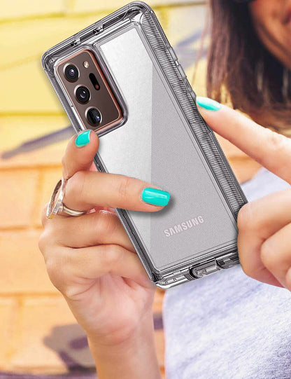 Clear Case For Samsung Galaxy Note20 Ultra 5G Clip Rubber Cover / Accessories