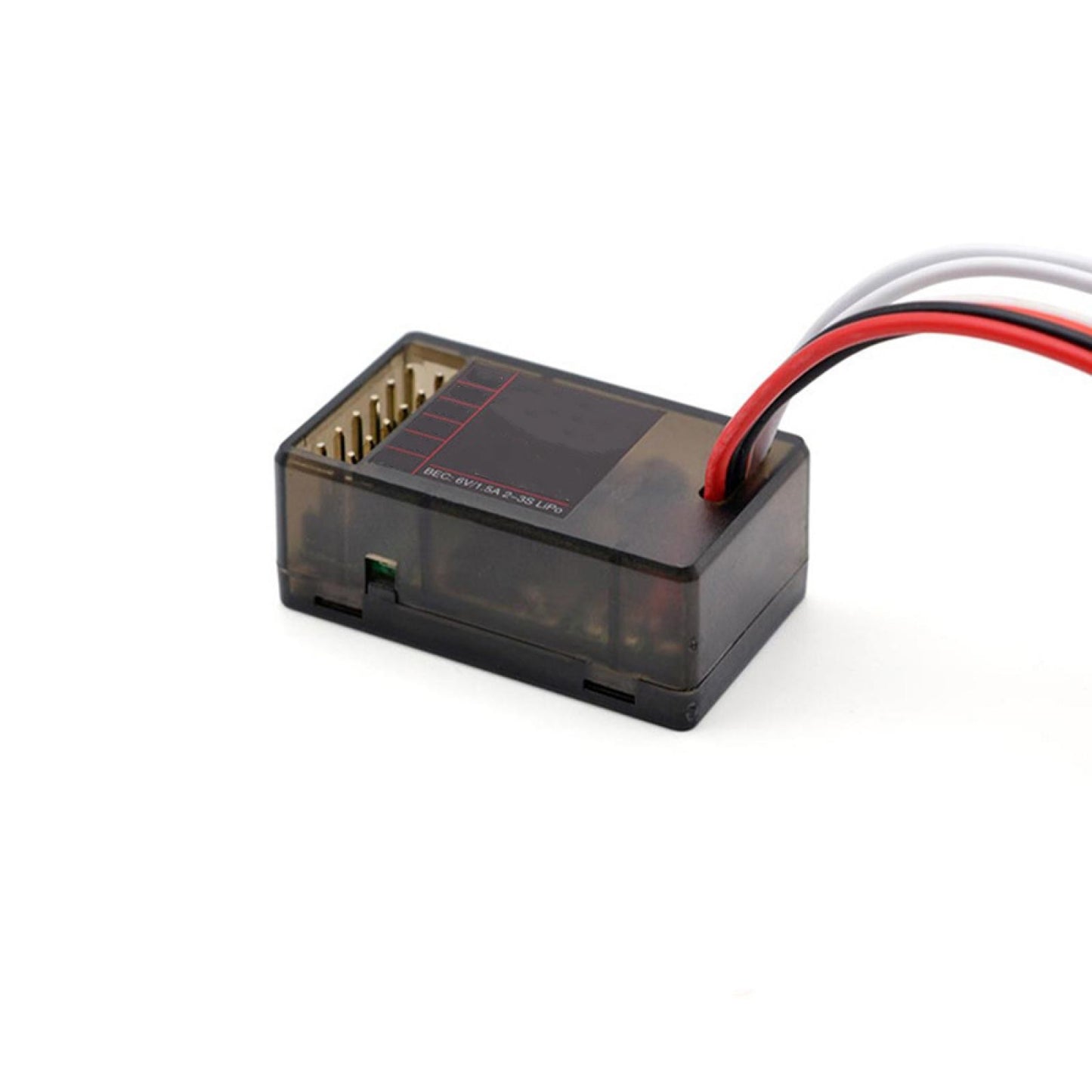 10A Brushed RC ESC 2s/3s Dual Way Brake LED Control for 1/28 1/24 RC Car Model a