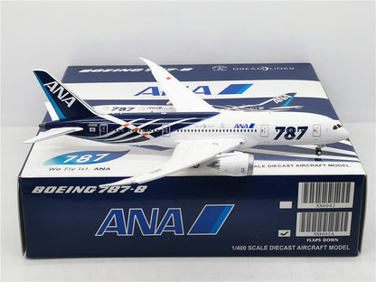 1:400 JC Wings ANA B787-8 Flap Down Passenger Airplane Diecast Aircraft Model