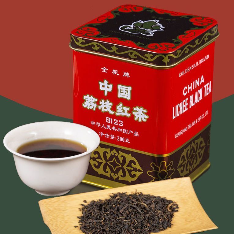 Lychee Black Tea Chinese Tea 200g Stomach Nourishing Black Tea Strong Flavor