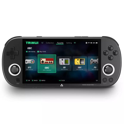 Trimui Smart Pro Handheld Gaming Console 4.96”IPS Screen Linux Emulator 64-256GB