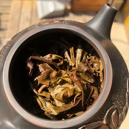2008 Yunnan Pu'er Tea Raw Tea Wild Big Leaf Green Cake Old Puerh Raw Tea 357g