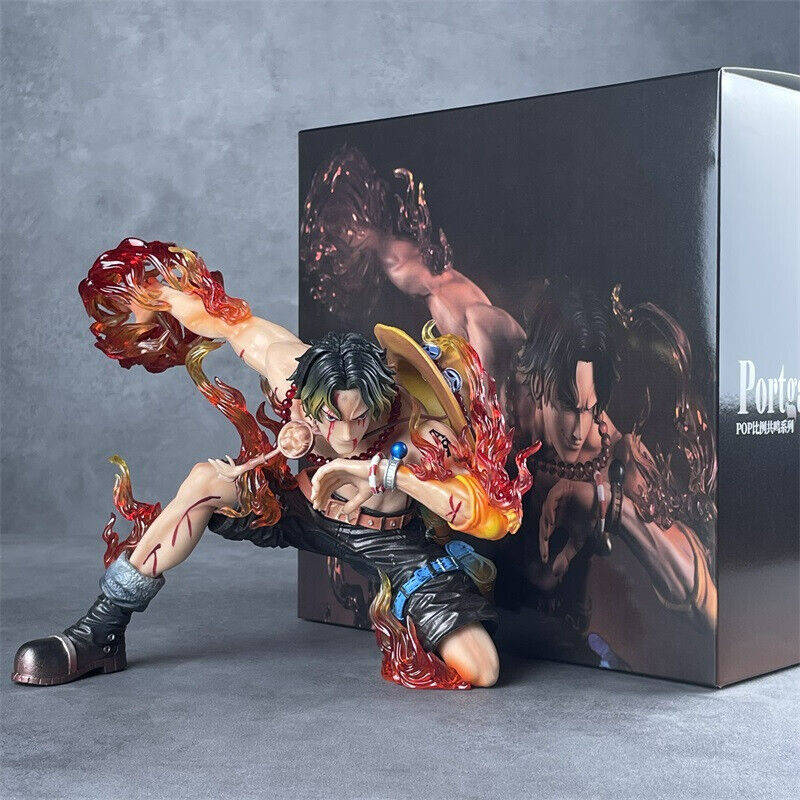 Anime One Piece Figure Portgas D Ace PVC Action Figure Model Statue Toy Collect