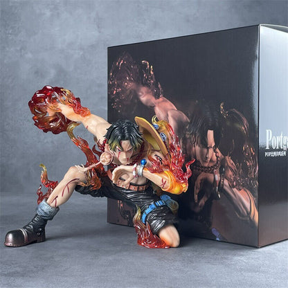 Anime One Piece Figure Portgas D Ace PVC Action Figure Model Statue Toy Collect