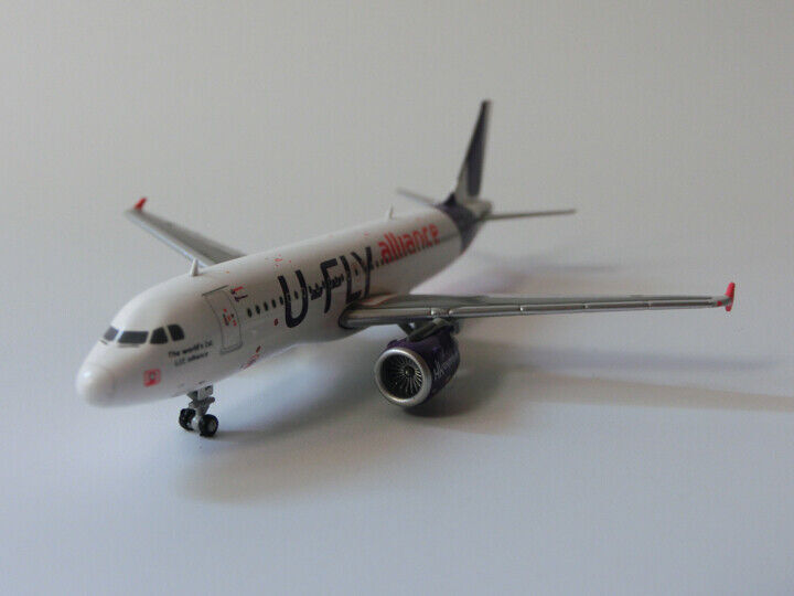 1:400 JC Wings HK Express U-FLY Alliance AIRBUS A320 Airplane Diecast Model