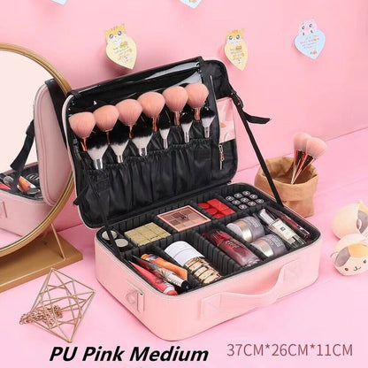 Makeup Bag Embroidered Art Clapboard Makeup Case Cosmetic Bags Women