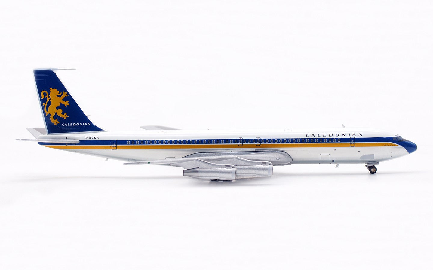 1:200 InFlight CALEDONIAN B707-300 Passenger Airplane Diecast Aircraft Model