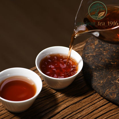 357g Shu Puer 2018 Yr Haiwan 9978 Batch 181 LaoTongZhi Old Comrade Ripe Puer Tea