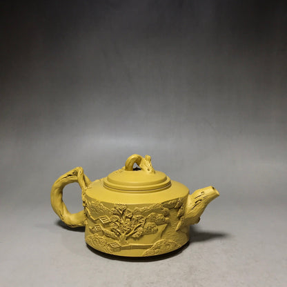 Tea Pot 220ml Chinese Yixing Zisha Clay Handmade Exquisite Teapot Landscape Set