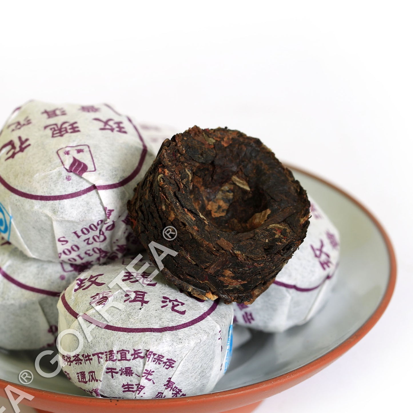 GOARTEA 2015 Red Rose Flower Flavor Mini Ripe Tuo Cake Puer Tea Pu'er Puerh Tea-