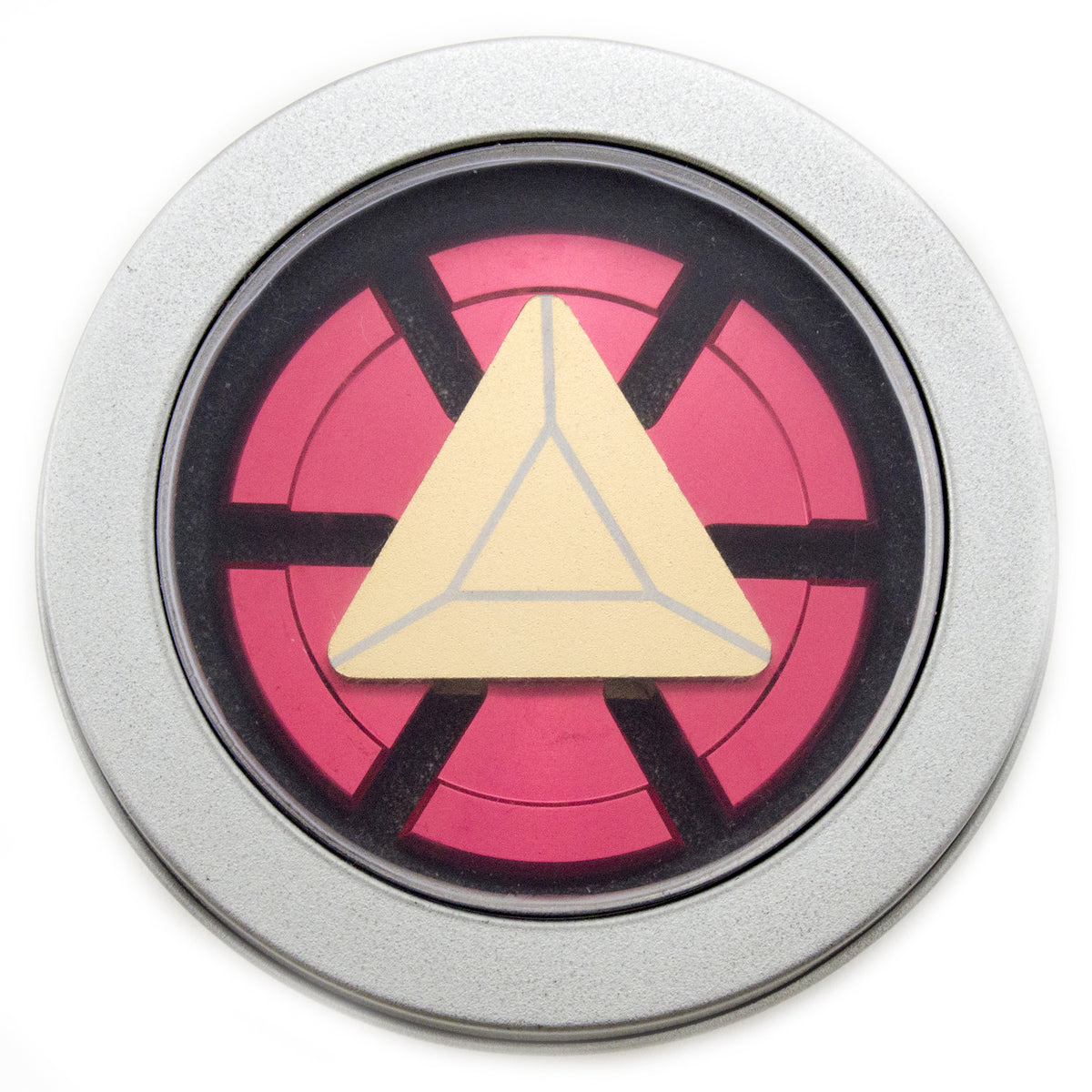 Red and Gold Colored Round Spinner
