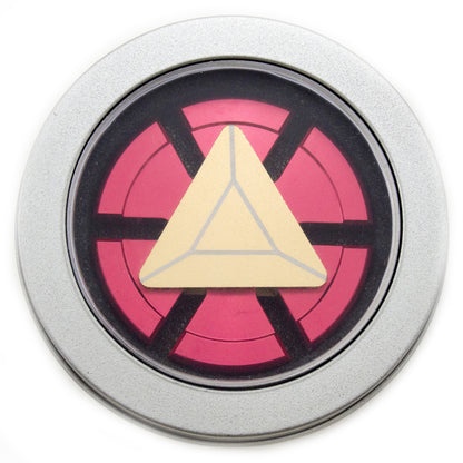 Red and Gold Colored Round Spinner