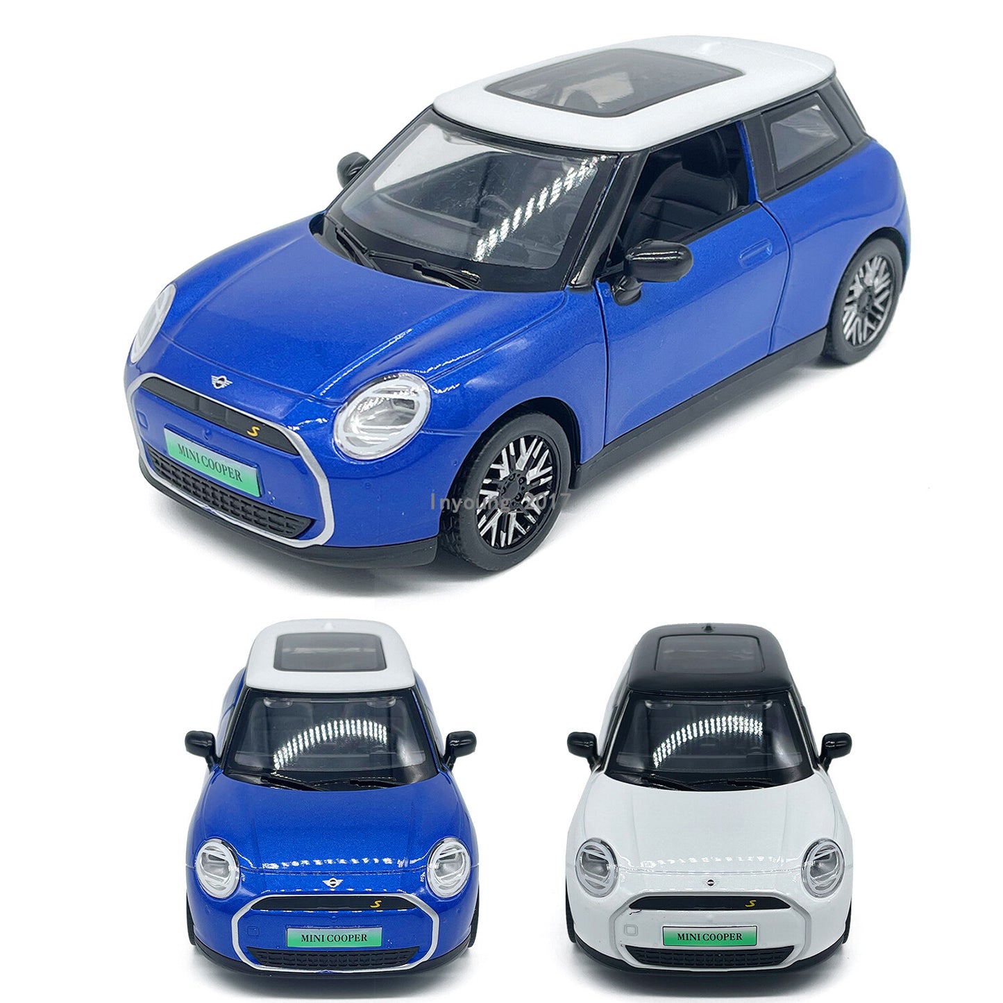 1/28 BMW Mini Cooper Sedan Model Car Diecast Toy Cars Toys for Boys Kids Gifts