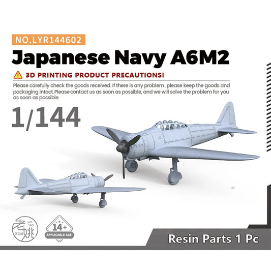 Yao's Studio LYR144602 1/144 3D Printed Resin Model Kit Japanese Navy A6M2