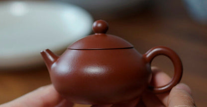 80cc China Yixing handmade purple sand teapot Zhu Ni Xiao Wen Dan Gong Fu Hu teapot-