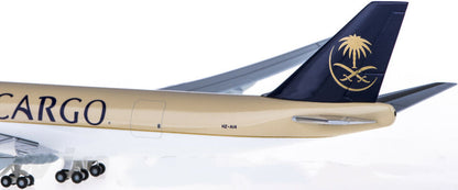 1:400 HOGAN SAUDIA CARGO BOEING 747-8F Passenger Airplane Diecast Aircraft Model