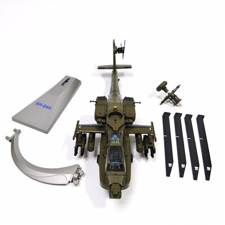 1:72 US Army AH64 Apache gunship alloy model military aircraft model