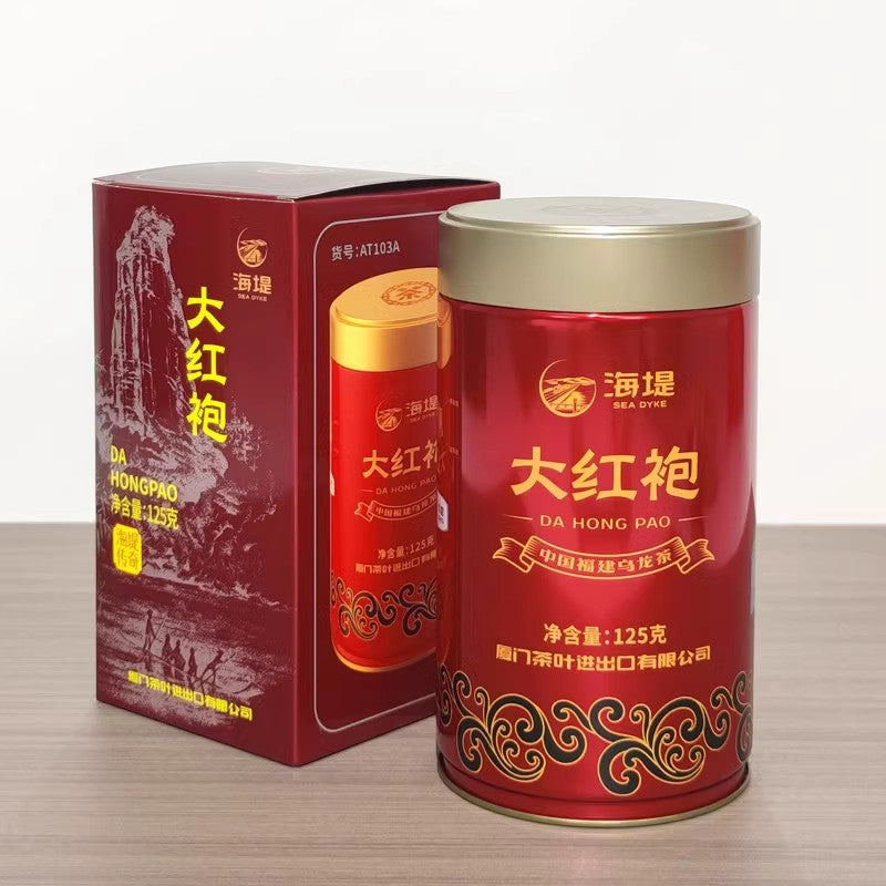 Sea Dyke TA HUNG PAO AT103A China, Fujian Oolong Tea Da Hong Pao 125g Tin -
