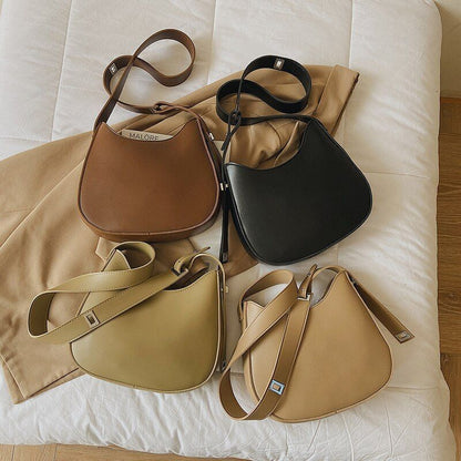 Synthetic Leather Shoulder Bag Handbag Crossbody Bag Vintage Messenger Purse 1PC