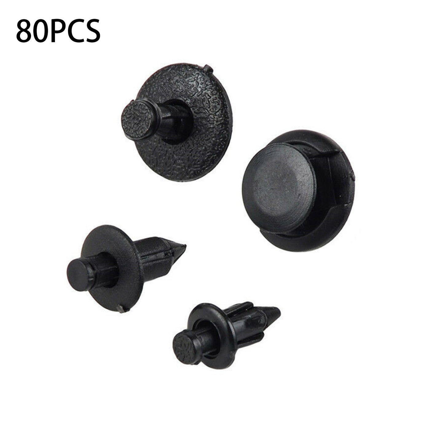 80Pcs Universal Motorcycle ATV Nylon Fairing Bodywork Rivets Pin Kit Set