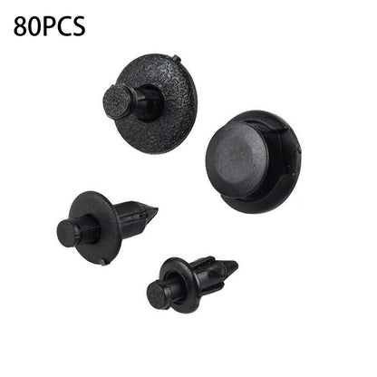 80Pcs Universal Motorcycle ATV Nylon Fairing Bodywork Rivets Pin Kit Set