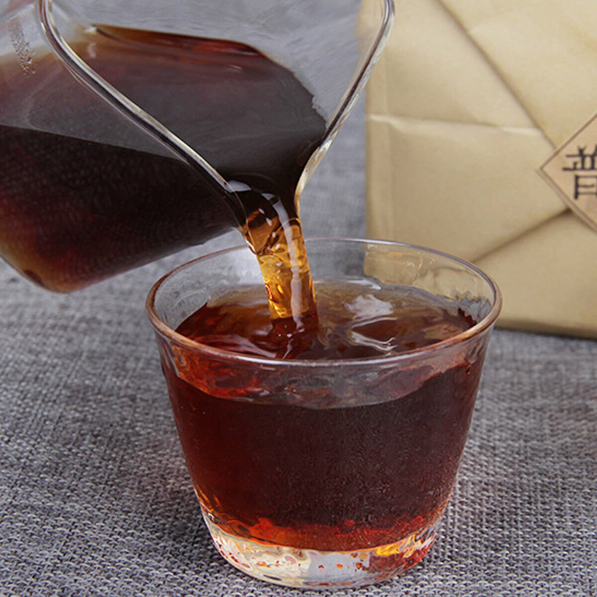 Ancient Tree Old Dry Puer Brick Yunnan Ripe Puerh Tea Brick Black Tea Icelandic