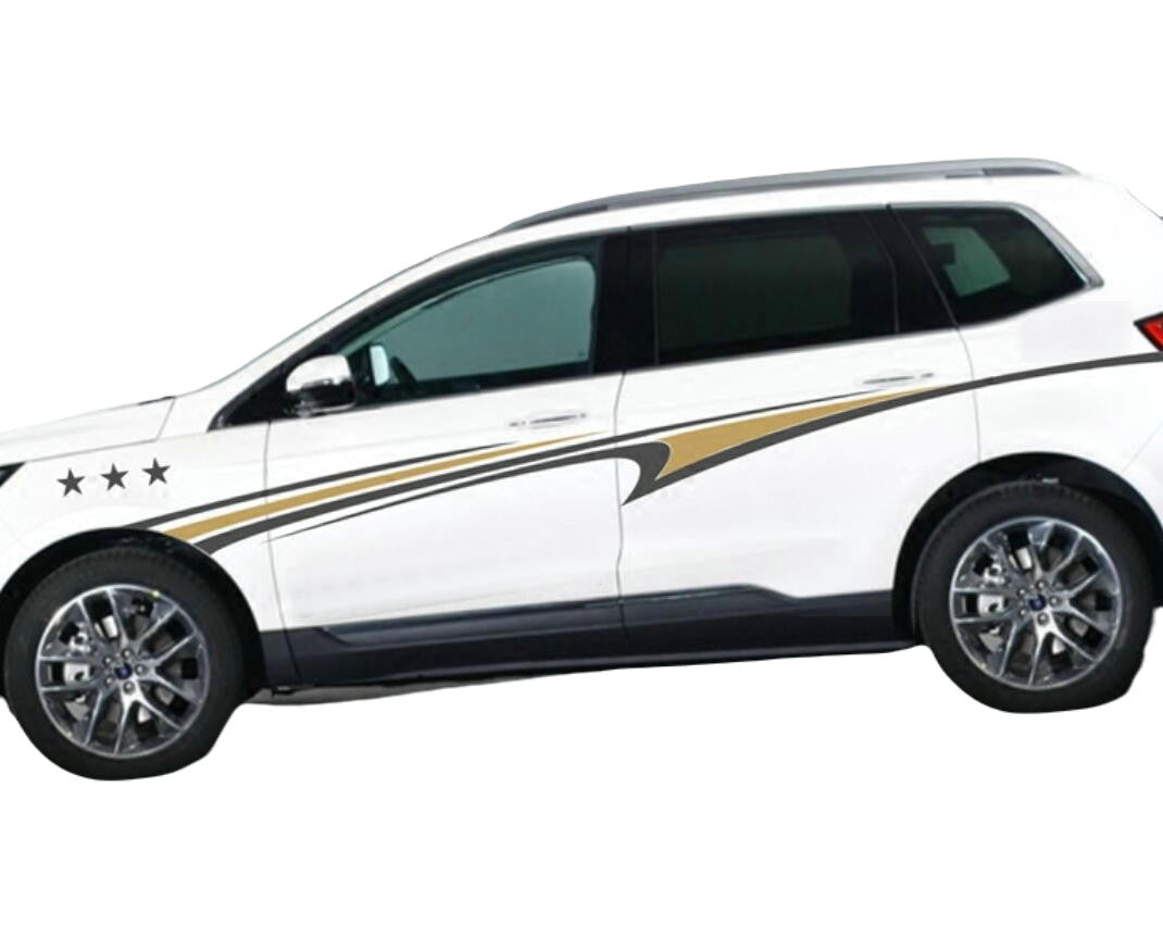 Graphics Waist Line Car Sticker For All Car Model Sides Door Decal Vinyl Stripe
