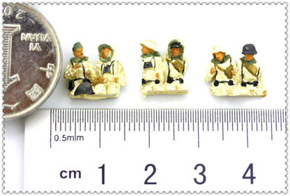 ARTITEC WWII GERMAN SOLDIER WINTER 1/87 Finished 10 figures model Set