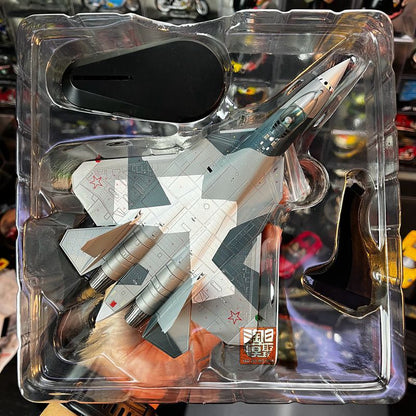 1: 100 SU-57 fighter jet coating model alloy