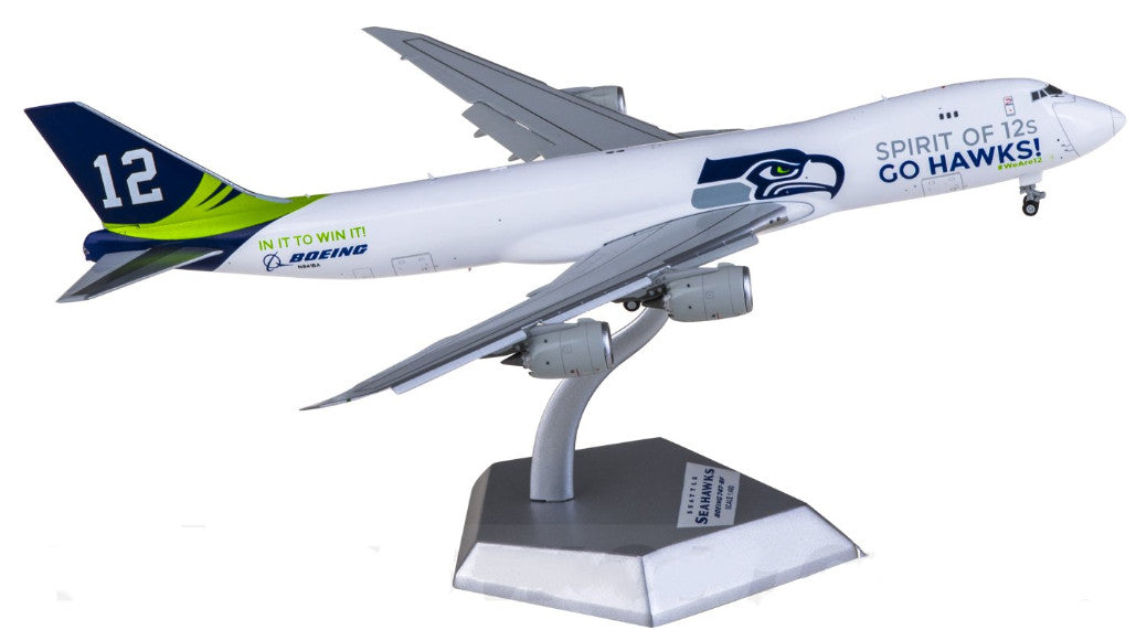 1:400 Hxmodels Boeing 747-8F B631007F N841BA Passenger Diecast Airplane Model