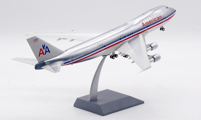 1:200 35CM InFlight American BOEING 747-100 Passenger Airplane Diecast Model