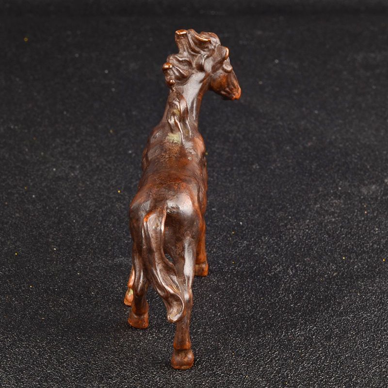 Collection copper Galloping Horse Statue figure Art Home decor good stand